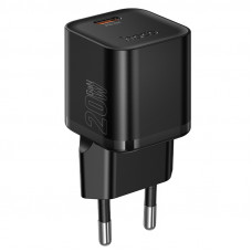 Мережевий зарядний пристрій HOCO N64 Ingenious single port PD20W charger BLack (6942007655101)