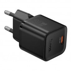 Мережевий зарядний пристрій HOCO N64 Ingenious single port PD20W charger BLack (6942007655101)