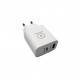 Мережевий зарядний пристрій WUW-C172 20W PD USB-C + USB QC3.0 18W black (c172B)