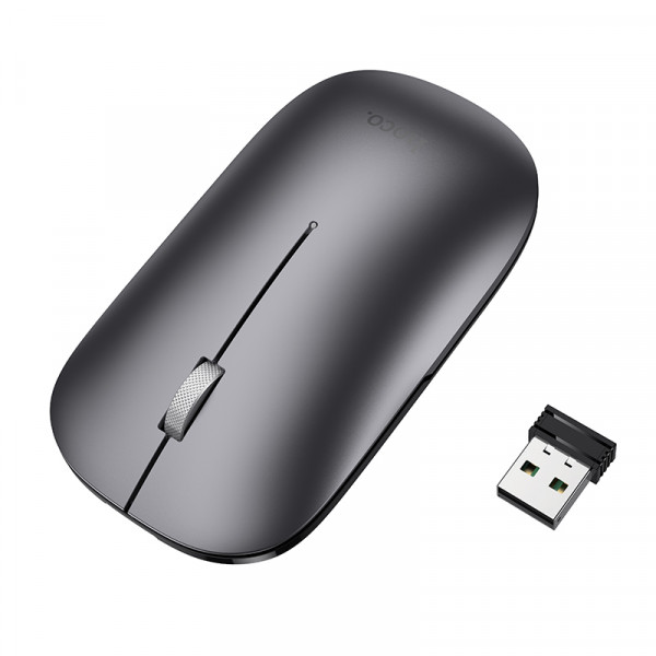 Миша HOCOGM43 Adelanto dual-mode wireless mouse(rechargeable version) deep space gray (6942007671859)