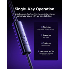 Навушники Baseus Encok CZ11 Wired Earphones Cluster Black (A00164300113-Z1)