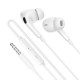 Навушники BOROFONE BM100 Pro Fuente universal earphones with microphone White (6941991121760)
