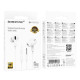 Навушники BOROFONE BM100 Pro Fuente universal earphones with microphone White (6941991121760)