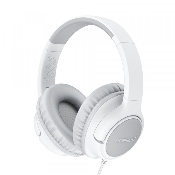 Навушники дротові ACEFAST H18 wired headset for kids Grey White (6974316287032)