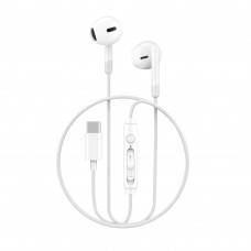 Навушники WIWU Type C Wired Earphone EB314 White (6976195093766)
