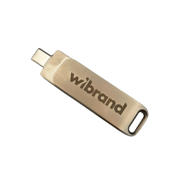 Портативний SSD Wibrand Wolf 512GB USB 3.2 Gen.2 Type-C/Type-A Read/Write 1000MB/s Silver (WIEXSSD/WO512GB)