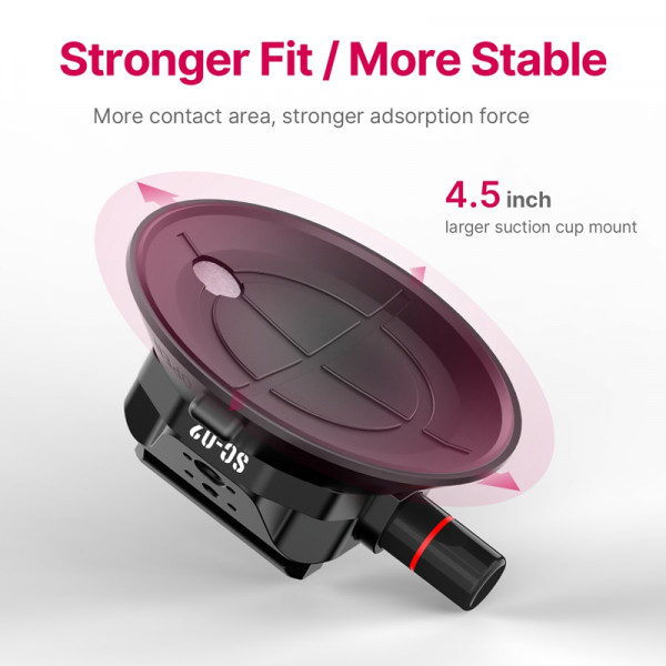 Присоска з швидкозмінним кріпленням Ulanzi SC-02 Extended Vacuum Suction Cup 4.5 inches (3090)