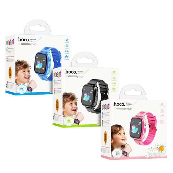 Смарт-годинник HOCO Y100 children watch with call function Black