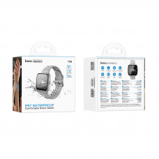 Смарт-годинник HOCO Y36 43mm. 200 mAh. IP67 Smart watch(call version) Silver (6942007667593)