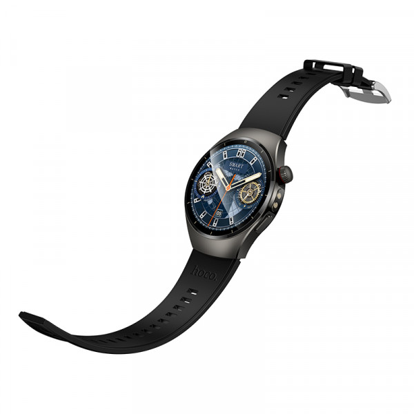 Смарт-годинник HOCO Y40 38mm. 315 mAh. IP67 Smart watch(call version) Black (6942007672078)