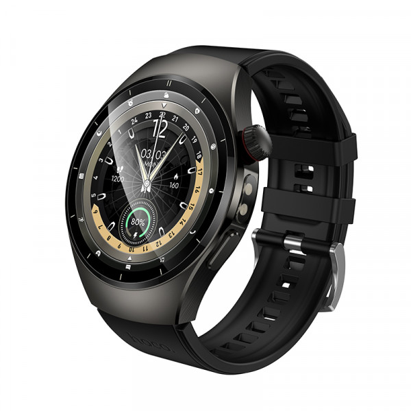 Смарт-годинник HOCO Y40 38mm. 315 mAh. IP67 Smart watch(call version) Black (6942007672078)