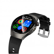 Смарт-годинник HOCO Y40 38mm. 315 mAh. IP67 Smart watch(call version) Black (6942007672078)