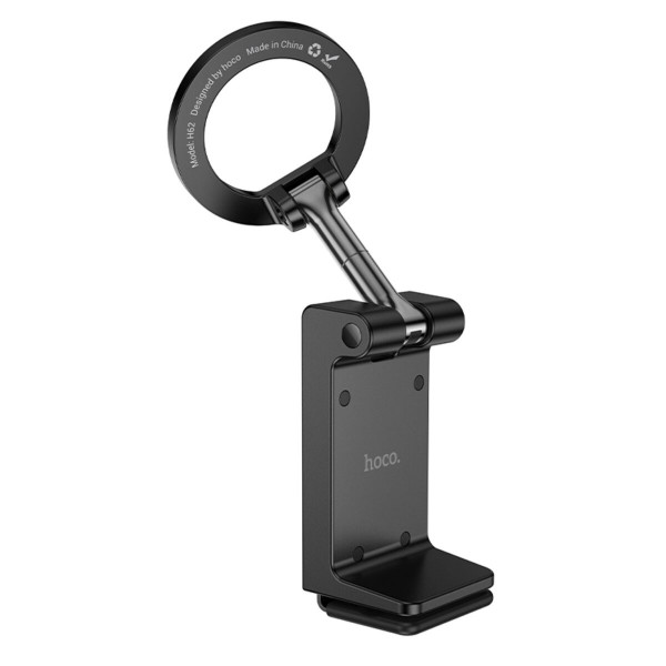 Тримач для телефона HOCO H62 Nimble ring magnetic travel stand Black