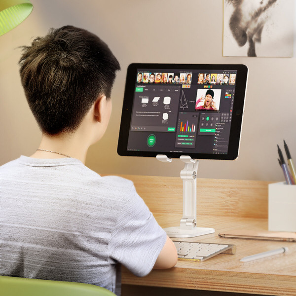 Тримач для телефона HOCO PH34 Excelente double folding desktop stand Білий