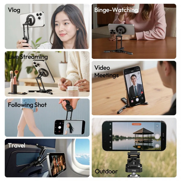 Тримач телефона Ulanzi SK29 Foldable Phone Stand(Magnetic) Black (M101)