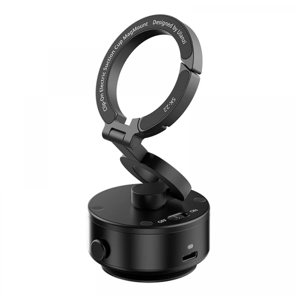 Тримач з електроприсоскою Ulanzi ULANZI SK-22 Electric suction cup bracket for mobile phones Black (M096A)