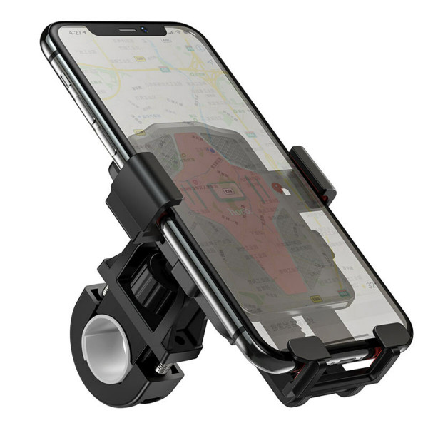 Велотримач для телефона HOCO CA73 Flying one-touch bicycle and motorcycle universal holder Black＆Red