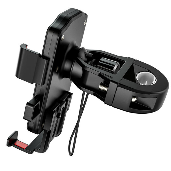 Велотримач для телефона HOCO CA73 Flying one-touch bicycle and motorcycle universal holder Black＆Red