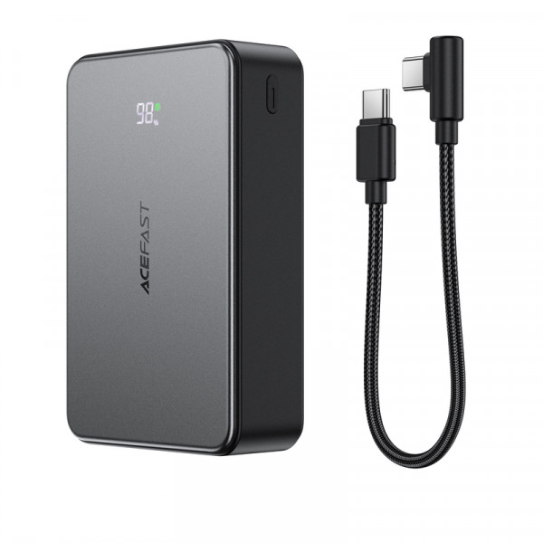Зовнішній акумулятор ACEFAST M29-20000 22.5W fast charging power bank with cable Black (6974316285991)