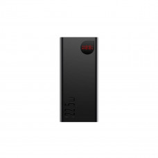 Зовнішній акумулятор Baseus Adaman Metal Digital Display Quick Charge Power Bank 20000mAh 22.5W（2021 Editon）Чорний