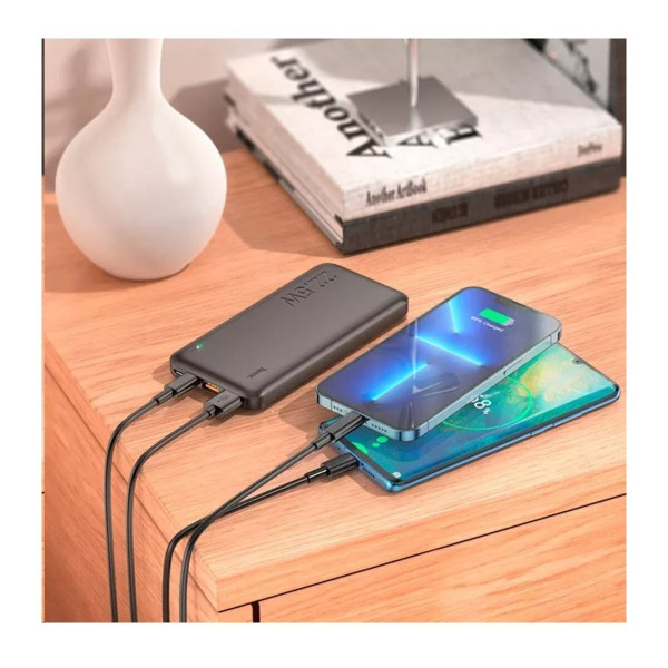 Зовнішній акумулятор HOCO J101 Astute 22.5W fully compatible power bank(10000mAh) Black