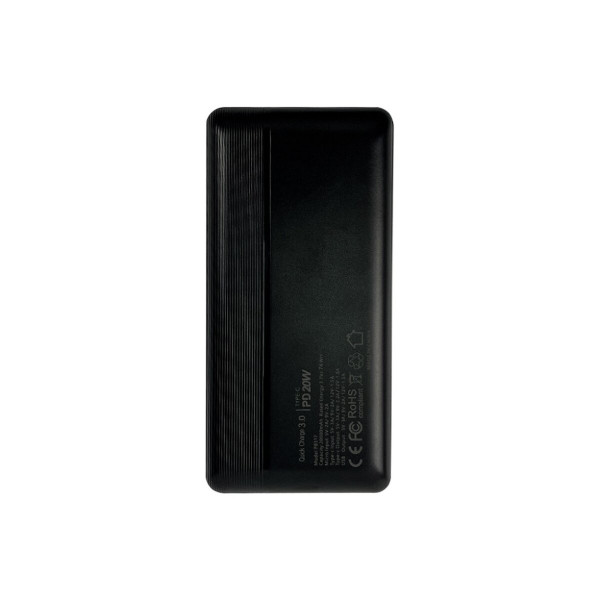 Зовнішній акумулятор Mibrand No Logo 20000mAh Чорний Bulk(No box)