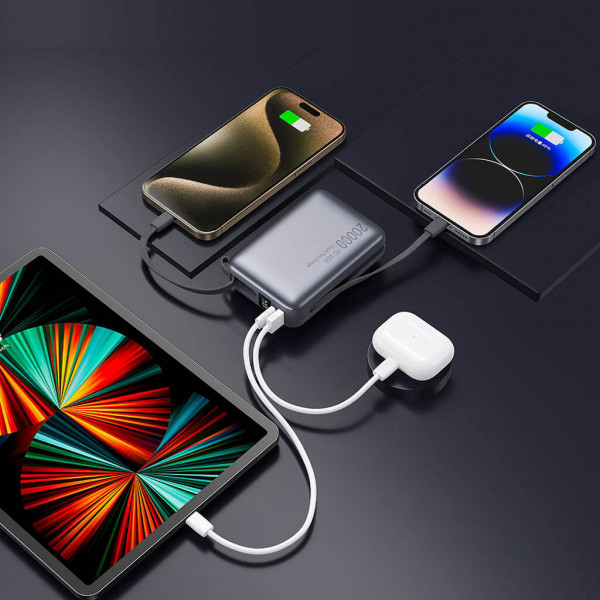 Зовнішній акумулятор WUW Y245 45W 20000 mah (6917673155347)