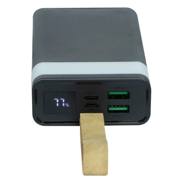 Зовнішній акумулятор XO PR129 20000mAh PD20W+USB QC 22.5W + ligth White