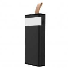 Зовнішній акумулятор XO PR129 20000mAh PD20W+USB QC 22.5W + ligth Білий