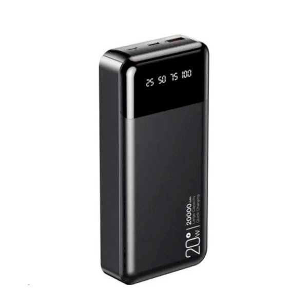 Зовнішній акумулятор XO PR192 20W fast charging (PD20W/QC18W) digital light display 20000mAh Black
