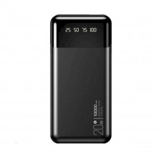 Зовнішній акумулятор XO PR192 20W fast charging (PD20W/QC18W) digital light display 20000mAh Чорний