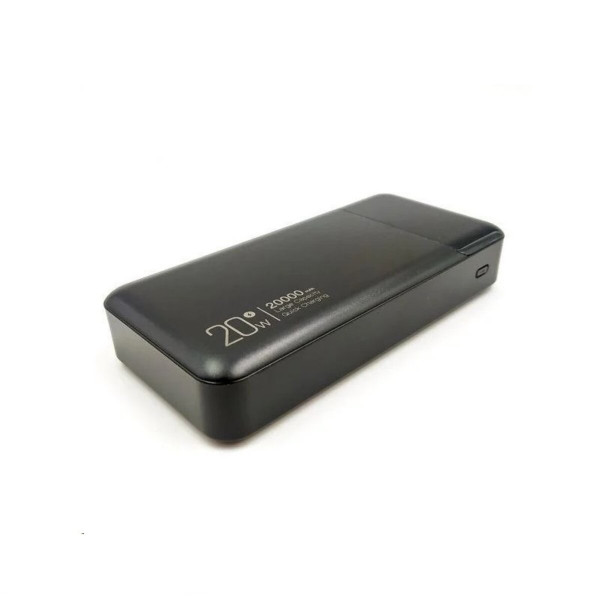 Зовнішній акумулятор XO PR192 20W fast charging (PD20W/QC18W) digital light display 20000mAh Black