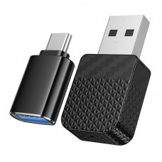 Адаптер CarPlay HOCO HU3 Tony car wireless CarPlay adapter Black (6942007673310)