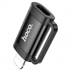 Адаптер HOCO UA31B iP male to Type-C female OTG adapter Чорний