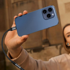 Аудіокабель ACEFAST J12 USB-C to 3.5mm audio converter Black (6974316285281)