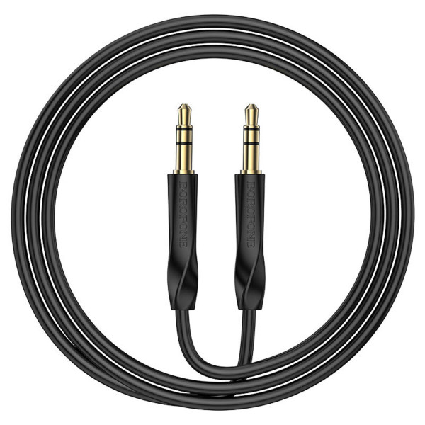 Аудіокабель BOROFONE BL16 Clear sound AUX audio cable Black