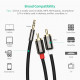 Аудіокабель UGREEN AV116 3.5mm Male to 2RCA Male, PVC, 5m Black (UGR-10591)