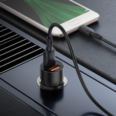 Автомобільний зарядний пристрій BOROFONE BZ19B Wisdom 36W dual port QC3.0 car charger set(Micro) Black (6941991101502)