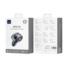 Автомобільний зарядний пристрій WIWU MP3 Car Charger Wi-QC031 Black (6977703653564)