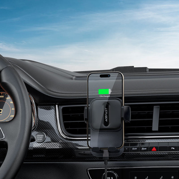 Автотримач для телефона ACEFAST D25 press type car holder for air vent Чорний
