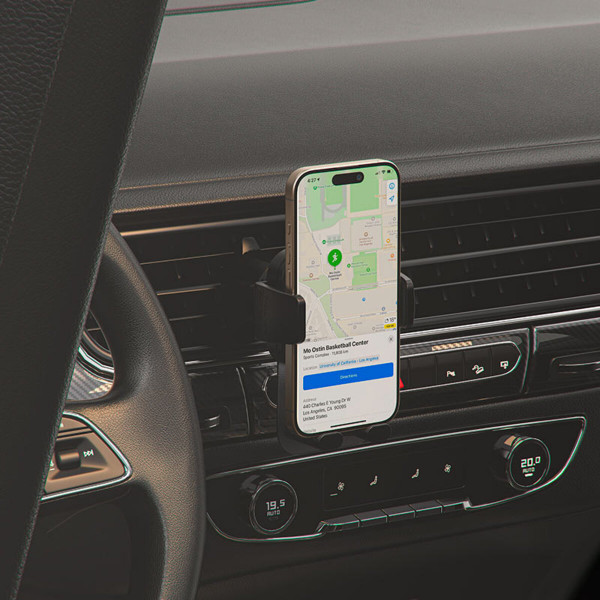 Автотримач для телефона ACEFAST D25 press type car holder for air vent Чорний