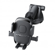 Автотримач для телефона ACEFAST D57 one-key lock car holder for dashboard Black (6974316284727)