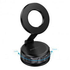 Автотримач для телефона BOROFONE BH140 Gloria vacuum suction cup magnetic ring holder(multi-scene) black metal gray (6941991125577)