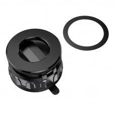 Автотримач для телефона BOROFONE BH140 Gloria vacuum suction cup magnetic ring holder(multi-scene) black metal gray (6941991125577)