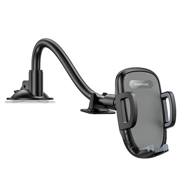 Автотримач для телефона BOROFONE BH54 Racer windshield car holder Black