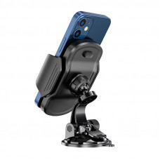 Автотримач для телефона HOCO CA82 Just fast suction cup car holder Black (6931474745767)