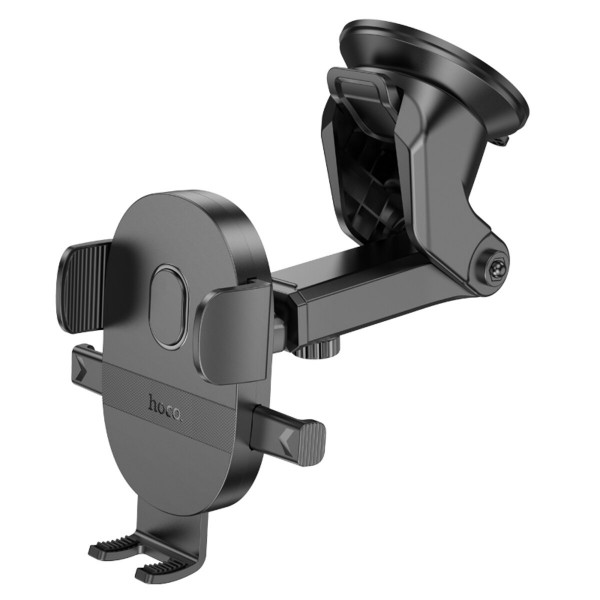 Автотримач для телефона HOCO H19 Mighty one-button car holder(center console) Чорний