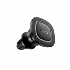 Автотримач для телефона HOCO H72 Crown magnetic car holder (air outlet) Black Metal Gray