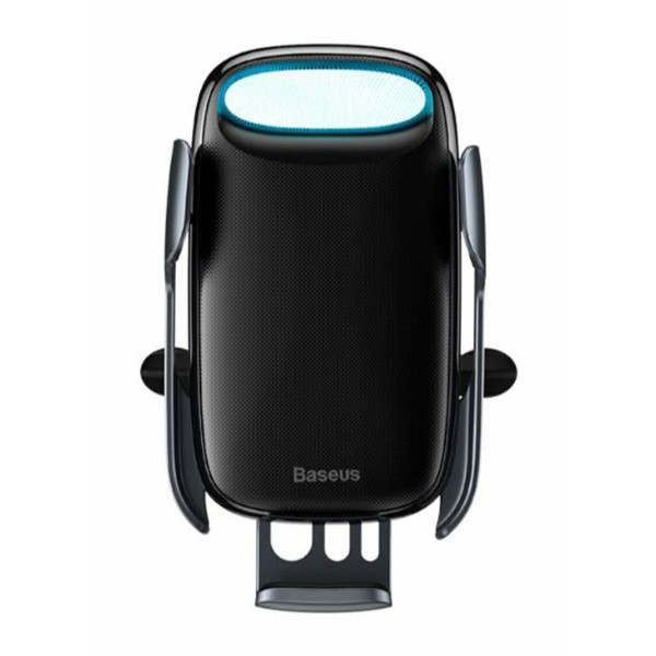 Автотримач для телефона з БЗП Baseus Milky Way Electric Bracket Wireless Charging Black