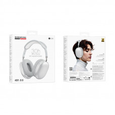 Бездротові накладні навушники BOROFONE BO36 Tone BT headphones Silver (6941991127106)